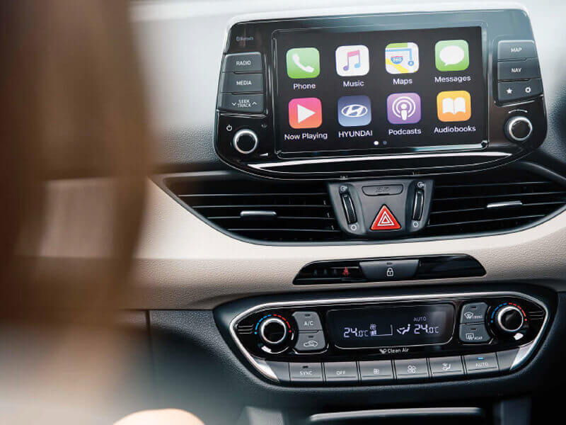 Hyundai i30 PD Apple CarPlay 800x600