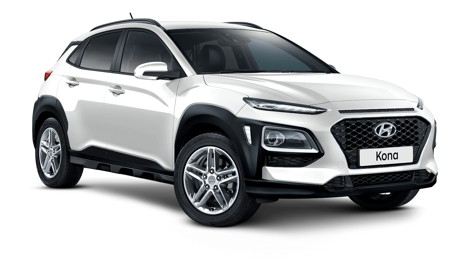 Kona Front 3 4 Chalk White Body Roof Active